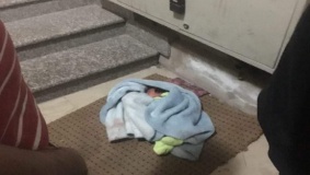 العثور على طفلة بعمر ساعات في الخليل