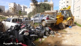 اتلاف 144 مركبة غير قانونية في جنين