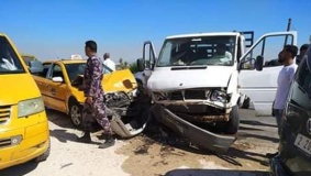 إصابة 6 مواطنين بحادث سير غرب جنين