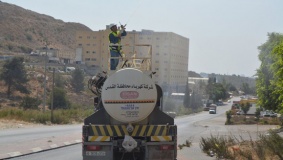 كهرباء القدس تنهي غسيل خطوط الضغط العالي في بيت لحم وتبدأ برام الله