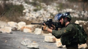 إصابتان بالرصاص الحي في بير نبالا شمال غرب القدس