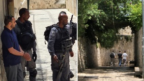 شرطة الاحتلال تنفذ حملة اعتقالات ومداهمات في القدس