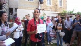 بالصور: البيت الدنماركي يكرم الفائزين في مسابقة "ماراثون الصورة في فلسطين"