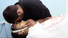 جماهير الخليل تشيع جثمان الشهيد جوابرة