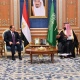 السعودية ومصر يؤكدان على أهمية التوصل لتسوية شاملة للقضية الفلسطينية