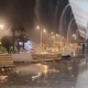 اليمن.. عاصفة شديدة تحطم الواجهات الزجاجية بمطار عدن