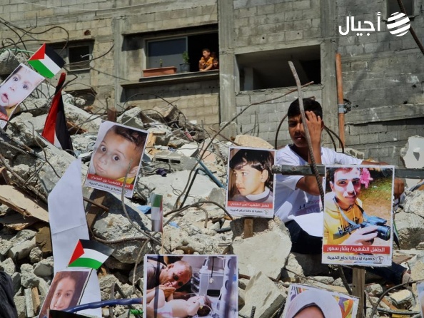 معرض صور لأطفال غزة الشهداء بالعدوان الأخير