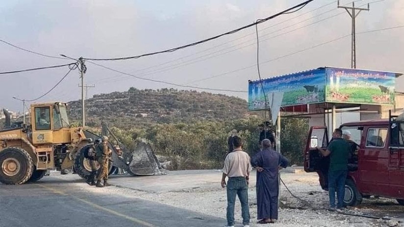 الاحتلال يهدم منشآت تجارية في يعبد بجنين