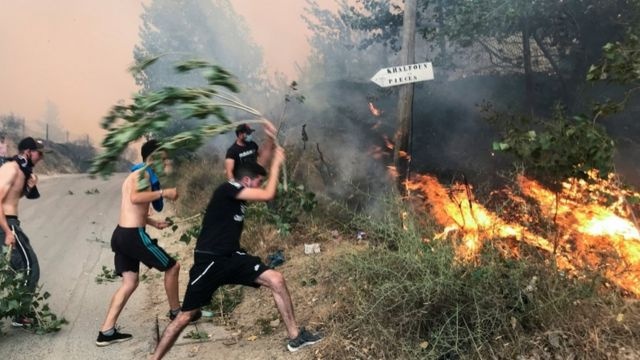 حوض المتوسط يشتعل مع الارتفاع القياسي بدرجات الحرارة