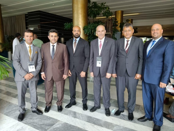 وزير الاتصالات إسحق سدر  يلتقي بوكيل وزارة الاتصالات السعودية