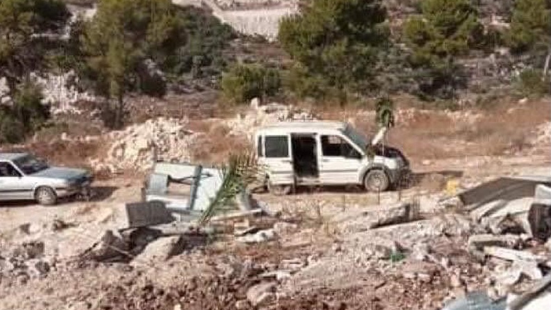 الاحتلال يهدم منشأة زراعية ويعتقل صاحبها في قفين شمال طولكرم