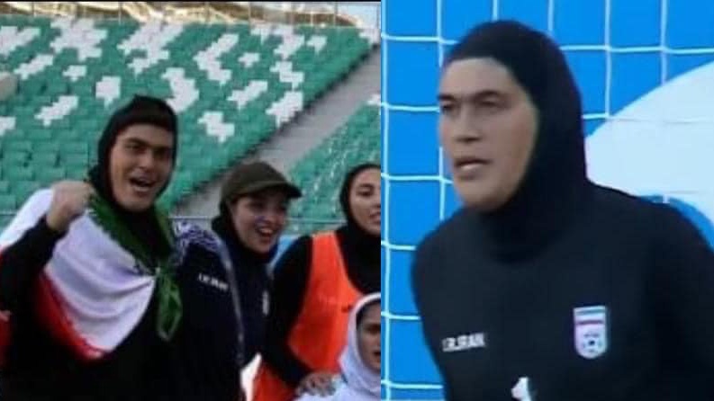 صور/ الأمير علي بن الحسين يطالب بالتحقق من جنس حارسة منتخب إيران للسيدات