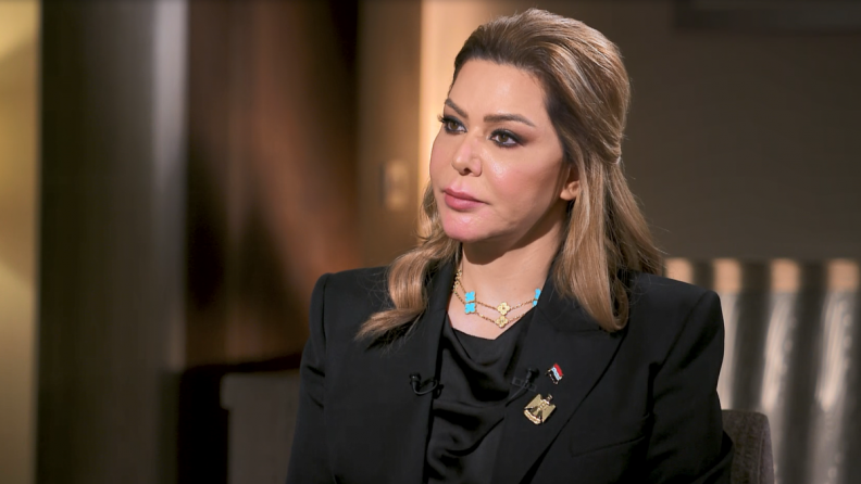 رغد صدام حسين توجه رسالة إلى سيف الإسلام القذافي
