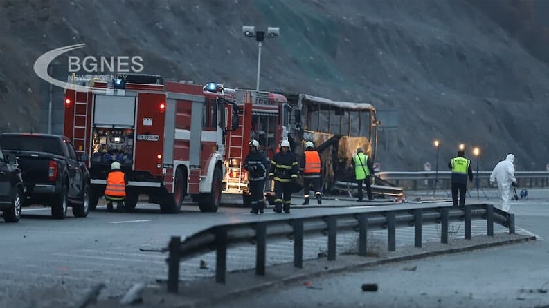 مصرع 45 شخصا بينهم أطفال في حادث مروري مروع في بلغاريا