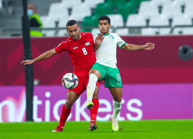 تعادل فلسطين والسعودية في كأس العرب (1-1)