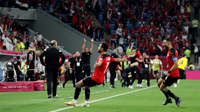 مصر تتأهل لنصف نهائي كأس العرب على حساب الأردن