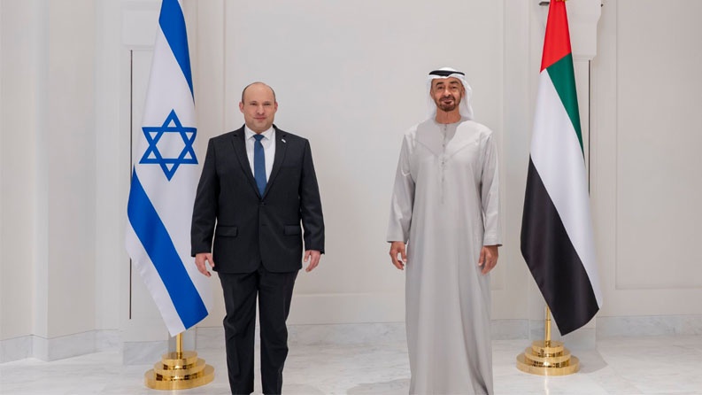 صور/ اجتماع بينت وبن زايد استمر أكثر من 4 ساعات