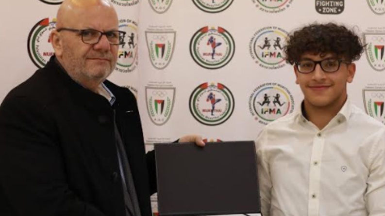 بنك القاهرة عمان يقدم دعمه للاتحاد الفلسطيني للمواي تاي