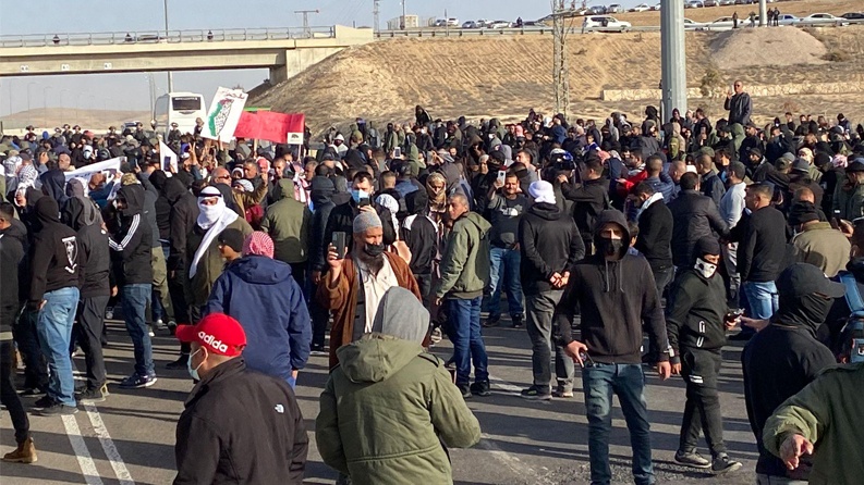 إصابات بالاختناق بقمع الاحتلال مظاهرة في النقب