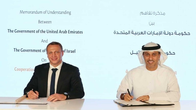 إسرائيل والإمارات توقعان اتفاقاً جديداً
