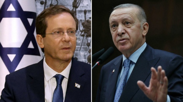 اردوغان: زيارة هرتسوغ ايجابية لعلاقتنا مع اسرائيل