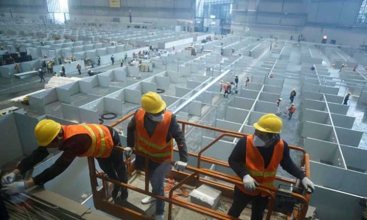 مدينة صينية تبني 100 مستشفى مؤقت لعلاج مصابي كوفيد-19
