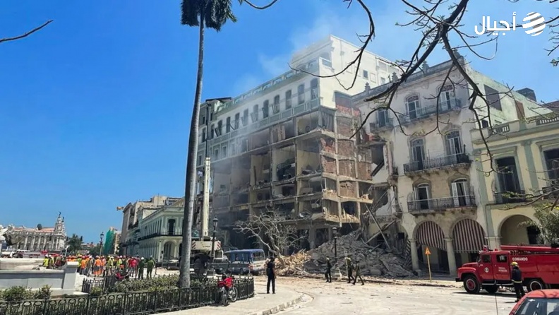 22 قتيلاً.. انفجار بفندق أثري في العاصمة الكوبية
