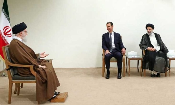 صور: الأسد زار طهران والتقى بخامنئي ورئيسي
