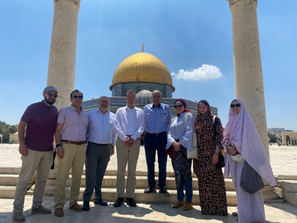 الرئيس التنفيذي الجديد للمجلس الثقافي البريطاني سكوت ماكدونالد يزور فلسطين للمرة الأولى