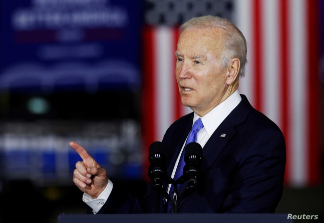 تأييد بايدن يقفز لأعلى مستوى منذ شهرين