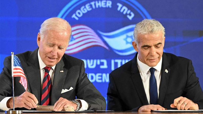 بايدن يوقع ما يسمى بـ "إعلان القدس".. ماذا يحتوي؟