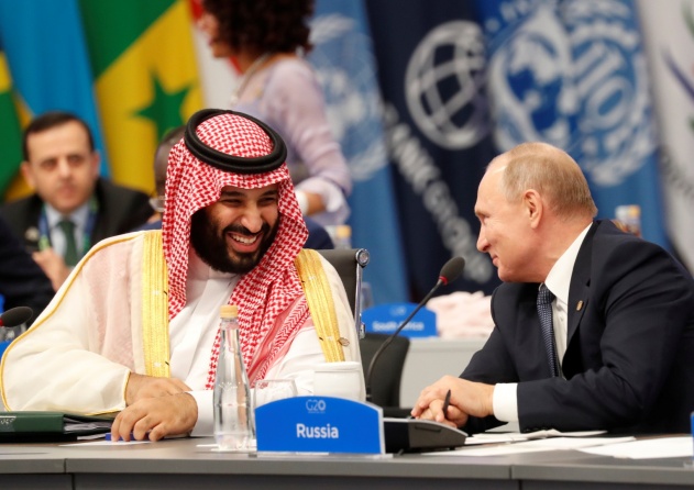 بعد لقائه بايدن.. بن سلمان يبحث مع بوتين سوق النفط