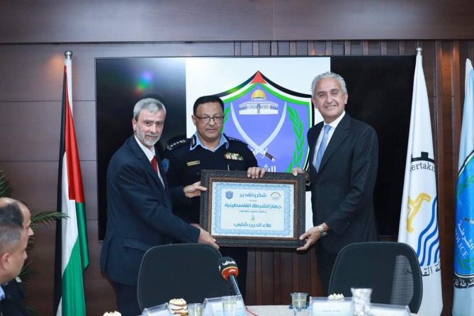 مصلحة المياه تكرم جهاز الشرطة والعميد شلبي