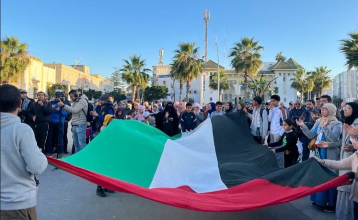 احتجاجات في 30 مدينة مغربية رفضاً للتطبيع ودعماً لفلسطين