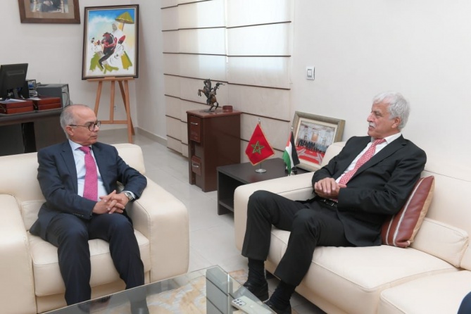 الوزير عورتاني يبحث مع نظيره المغربي ملفات التعاون المشترك