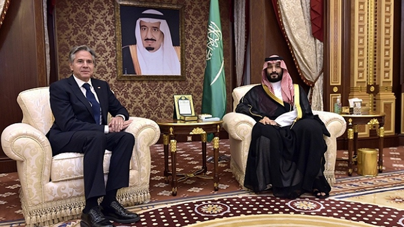  بلينكن بحث مع بن سلمان تطبيع العلاقات بين السعودية وإسرائيل