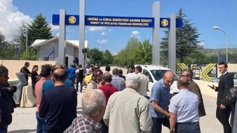 قتلى وجرحى بانفجار مصنع صواريخ ومتفجرات في أنقرة