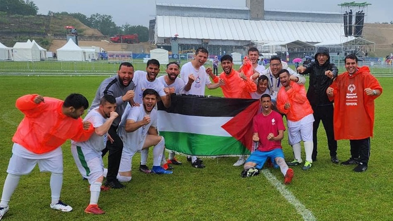 منتخب فلسطين لكرة القدم يحقق الذهبية في الأولمبياد الخاص العالمية