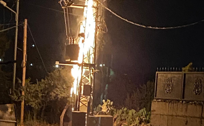 "كهرباء القدس" تستنكر اعتداء المستوطنين على إحدى محولات الشركة في مناطق شمال غرب رام الله 