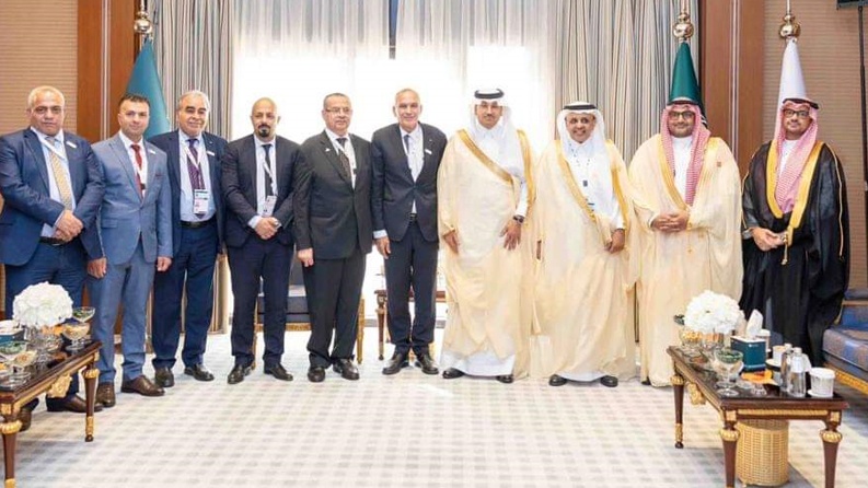 الوزير سدر يلتقي وزير النقل والخدمات اللوجستية السعودي