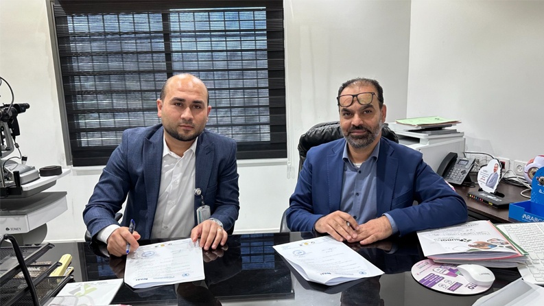 مستشفى النجاح الوطني الجامعي ومركز سيرجي كير - جنين يوقعان اتفاقية لتقديم خدمات الليزك في جنين