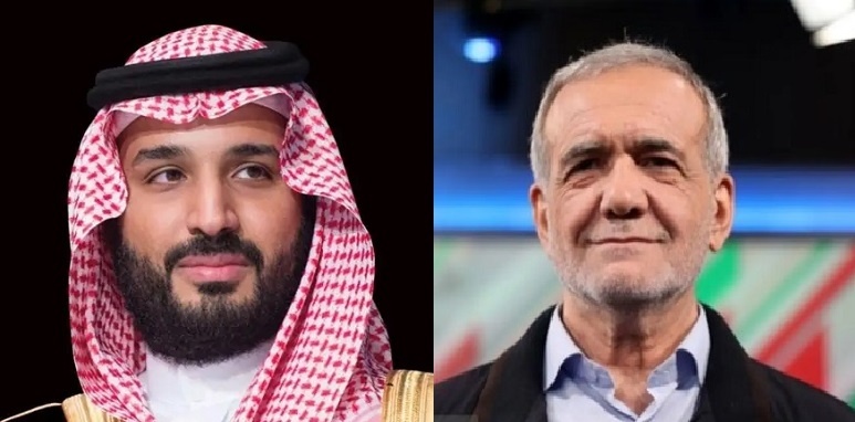 بن سلمان وبزشكيان يشيدان بتطور العلاقات بين البلدين