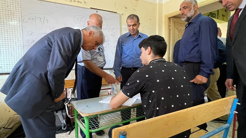 الوزير برهم يجري زيارة لمتابعة قضايا طلبة غزة في مصر 