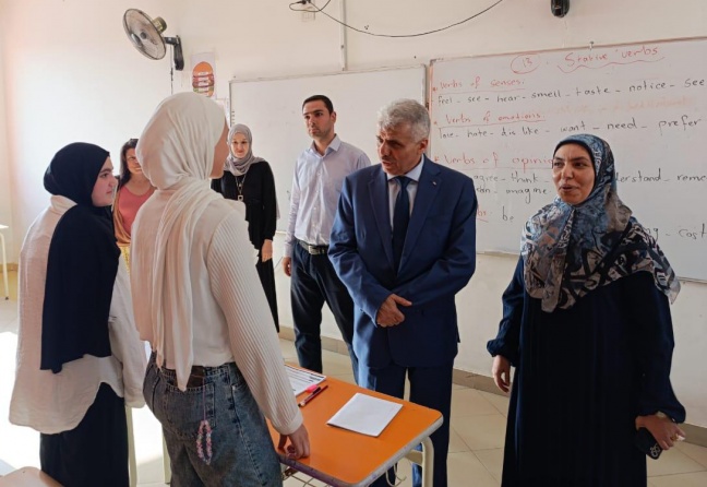 برهم يختتم زيارة متابعة لقضايا تعليمية خاصة بقطاع غزة في مصر