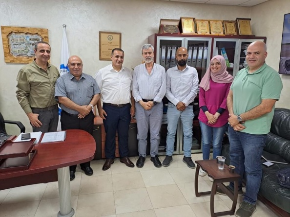 بلدية بيرزيت تثمن جهود مدير عام مصلحة مياه القدس في معالجة أزمة المياه