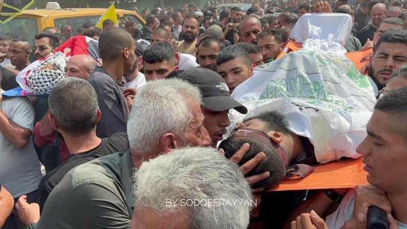 تشييع جثامين 10 شهداء في مدينة جنين ومخيمها