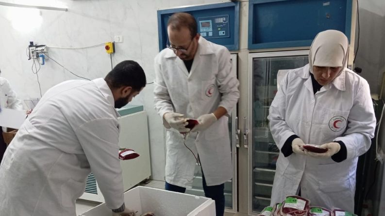 وزارة الصحة: إيصال 800 وحدة دم إلى مستودعاتنا في شمال قطاع غزة