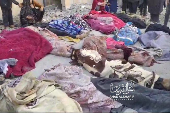 93 شهيدا بمجزرة في بيت لاهيا 