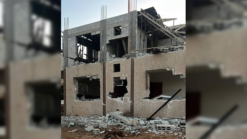 المنزل المستهدف