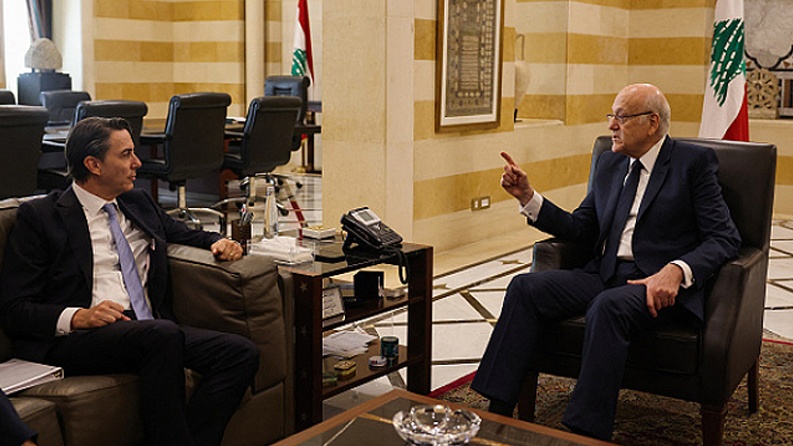 المبعوث الأميركي يبحث في بيروت اتفاق وقف إطلاق النار